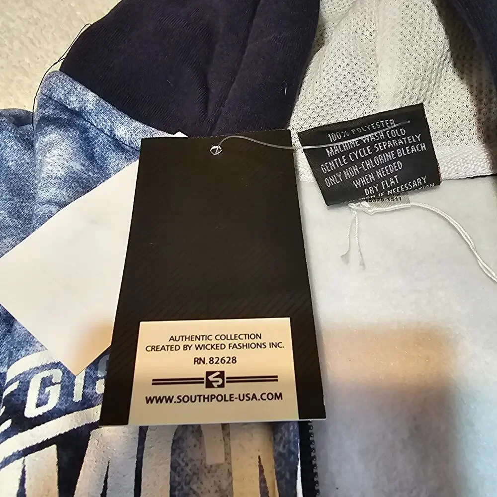 Southpole Boys 2 Pc Tracksuit Set Hoodie Jogger Tie Dye Navy Size 8 NWT Youth